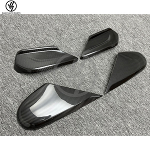 แผงตกแต่งข้างเบาะ คาร์บอนไฟเบอร์แห้ง ชุดแต่งภายในรถยนต์สำหรับ Mercedes-Benz G-Class W464 G63 G500 G580 อุปกรณ์เสริมอะไหล่รถยนต์ - Product Image 3