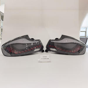 Luces traseras secuenciales con diseño de escamas de dragón rojo y cubierta gris para BMW F22 Serie 2, con DRL de barrido para actualización de modificación. - Product Image 1
