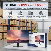 Écran d'ordinateur de bureau industriel professionnel LCD FHD 60Hz de 19,5 et 21,5 pouces à panneau MVA et bordure micro, directement de l'usine