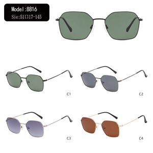 Gafas de Sol Polarizadas con Lentes TAC, Montura Metálica, Color Marrón, Unisex, Estilo Vintage para Conducir, Viajar, Playa - Product Image 3