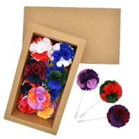 Chemise broches col accessoire Rose fleur broches de revers pour hommes costume