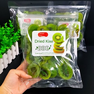 Kiwi vert séché en vente directe d'usine, 500 g, goût sucré, traité à l'eau, tranches entières, collations en vrac, vente en gros - Product Image 1