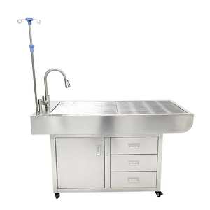 Table d'examen pour animaux de compagnie, équipement vétérinaire, tiroirs, armoires, série d'instruments vétérinaires - Product Image 1