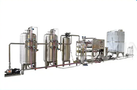 Ensemble complet ligne de production d'eau minérale usagée potable complète machine de remplissage de bouteilles de liquide