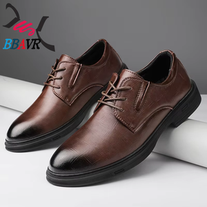 Zapatos de Vestir Casuales con Cordones para Hombre, de Moda, 2 Colores, Tallas 38-48, Antideslizantes y Resistentes al Desgaste, para Primavera, Verano e Invierno, Venta Directa de Fábrica - Product Image 2