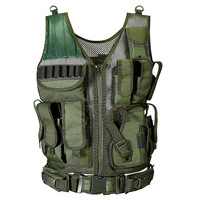 Chaleco Táctico de Caza Newtecharmor Oxford de Nailon con Malla Exterior, Liberación Rápida, Multifuncional y Protector