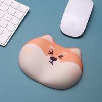 Versandfertig Großhandel Beheiztes Cartoon-Computer-Tastatur-Mauspad-Set Kawaii Niedliches Corgi Ergonomisches Mauspad mit Handgelenkauflage