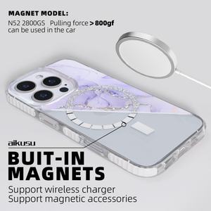 Coques de téléphone de luxe en résine antichoc de 5 mètres, vente en gros de coques de téléphone, coque de téléphone magnétique personnalisée pour iPhone 17 16 Pro Max - Product Image 2