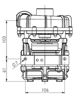 Pompe à entraînement magnétique à grande résistance à la corrosion à grand débit pompe à circulation centrifuge à eau sans joint pompe à liquide chimique