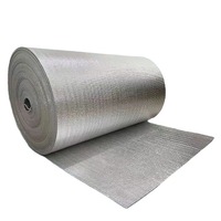 Feuille d'isolation de plafond en mousse EPE/XPE avec dos en PET/feuille d'aluminium métallisée, isolation thermique réfléchissante, absorption des chocs pour entrepôt