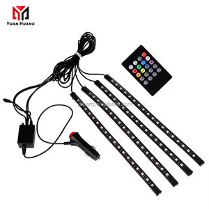 Striscia LED RGB per Illuminazione Ritmica Musicale, Luce Atmosfera per Interni Auto 18SM-B - Product Image 1