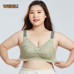 Vente en <span class=keywords><strong>gros</strong></span> de dentelle modal soie sans armatures 38 40 42 44 46 <span class=keywords><strong>gros</strong></span> seins grande taille femmes grasses grossesse maternité allaitement soutien-gorge d'allaitement - Product Image 3