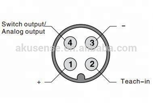 Capteur photoélectrique MS18-30V MS18-30A M18 100% neuf d'origine, sortie analogique 0-10V, 300 mm, pour la détection de position industrielle - Product Image 4