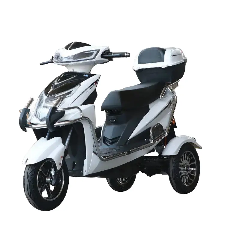 Nuovo design ad alta velocità elettrico 3 ruote moto 48v 20ah batteria bicicletta elettrica pneumatici grossolani moto elettrica a buon mercato