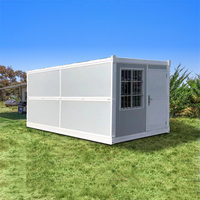 Maison conteneur moderne préfabriquée pliable à montage facile pour abris de jardin et stockage extérieur