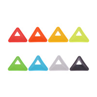 L'agilité colorée de cônes de marqueur de cônes de football foret des cônes de triangle pour la pratique extérieure de football de terrain