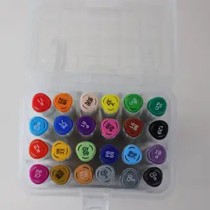 DIY resim kalemi kalem 12/24/36/48/60/80 renkler için alkol işaretleyici mürekkep işaretleyici kalem okul ve ofis malzemeleri