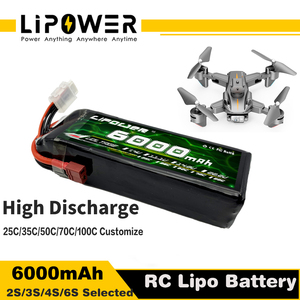 2024 nouvelle <span class=keywords><strong>batterie</strong></span> RC Lipo 3000 5200 6000 7000 <span class=keywords><strong>8000</strong></span> 10000 <span class=keywords><strong>MAh</strong></span> 11.1v 14.6v 22.2v 3s 4s 6s 60C pour 4x4 Buggy Drone UAV FPV avion - Product Image 2