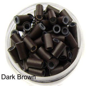 Cuentas de Silicona con Revestimiento de Cobre de 6.0mm al por Mayor, <span class=keywords><strong>Micro</strong></span> Anillos, Eslabones, Cuentas para Herramientas de Extensión de Cabello, Cuentas de Silicona para Extensión de Cabello - Product Image 4