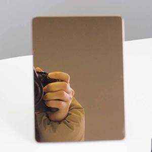 Lámina decorativa de acero inoxidable con revestimiento de Color PVD, espejo de 8K, níquel, oro rosa, precio de fábrica - Product Image 2