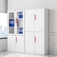Armoire de rangement mobile moderne en acier verrouillable professionnelle pour la maison, le bureau et le salon