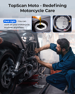 Outil de diagnostic automobile et moto professionnel universel TOPDON TopScan Moto, outil OBD2 pour tous les véhicules, Topscan Moto 2023 TOPDON - Product Image 5