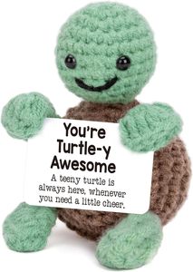 Tùy Chỉnh Dệt Tay Crochet Dễ Thương Đồ Chơi Mèo Taco Cá Mập Khủng Long Rùa Cảm Xúc Cảm Hứng Quà Tặng Cho Nam Giới Phụ Nữ Động Vật Tích cực - Product Image 2