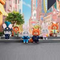 Zootopia peluche mystère Six Styles boîtes aveugles en peluche porte-clés jouet Adorable personnage à collectionner poupées pendentif cadeau Surprise