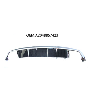 Panel Decorativo Inferior Electrochapado para Parachoques Trasero de Mercedes-Benz GLK X204 A2048857423 - Product Image 1