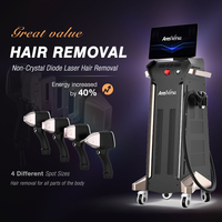 Machine d'épilation au laser diode 808nm 2000W 510K CE professionnelle sans douleur pour le visage et le corps, clinique de beauté