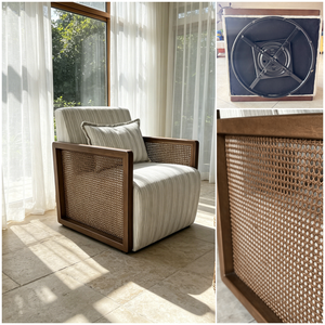 Modern Luxury Living Room Furniture Swivel Accent <b>Chair</b> with Solid Wood for Living Room Bedroom Apartment Hotel - Product Image 2