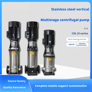 Vertical Multi-stage Centrifugal Pump 304 Stainless Steel 100m <b>Head</b> Double Mechanical Seal CE High Water Treatment 100% - Product Image 2