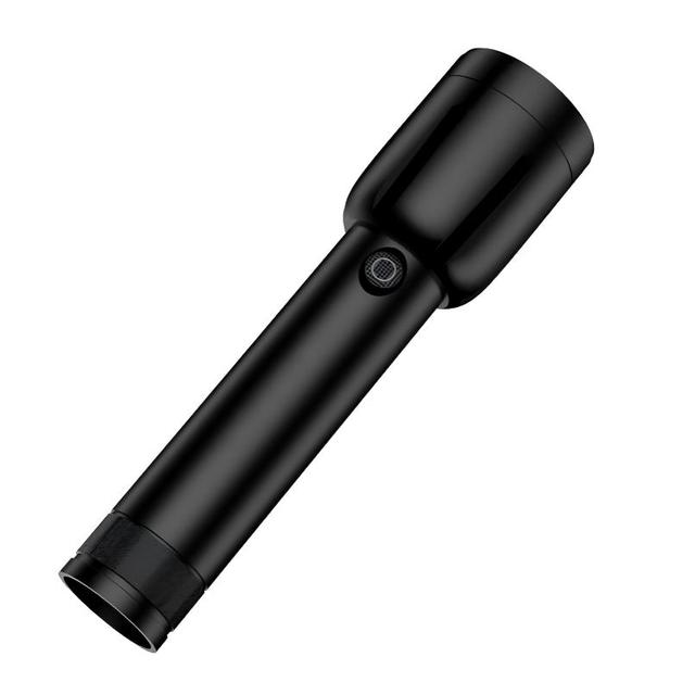 Briviga Quad-core P90 Zoomable Flashlight 800 Lumens 4500mAh Type-C Rechargeable Power Indicator 3 Modes  Hand Torch