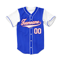 Ventes en gros de chemises de baseball pour hommes brodées sur mesure de haute qualité, maillots de baseball vierges pour hommes, sublimation