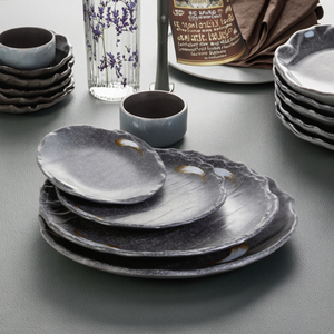 New Design Unbreakable Restaurant Melamine Round Black <strong>Side</strong> <strong>Plate</strong> - Product Image 5