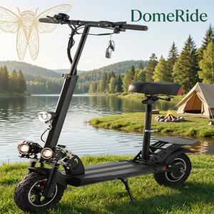 Nuovo Monopattino Elettrico Pieghevole da 10 Pollici per Adulti, Fuoristrada, in Acciaio, Carico Massimo 150kg, Portatile, Lunga Autonomia, per Pendolarismo e Campus - Product Image 1
