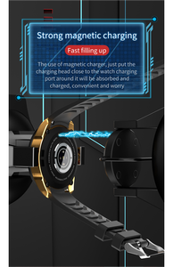 <span class=keywords><strong>2023</strong></span>ใหม่มาถึง H6แม็กซ์สมาร์ทวอทช์ผู้ชายรอบนาฬิกา NFC กันน้ำ BT โทรไร้สายชาร์จออกกำลังกาย Spoorts สร้อยข้อมือ - Product Image 4