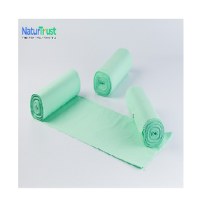 Sacs à ordures en plastique dégradables PBAT au prix de gros Emballage en plastique biodégradable fait à l'amidon de maïs non jetable - Product Image 6