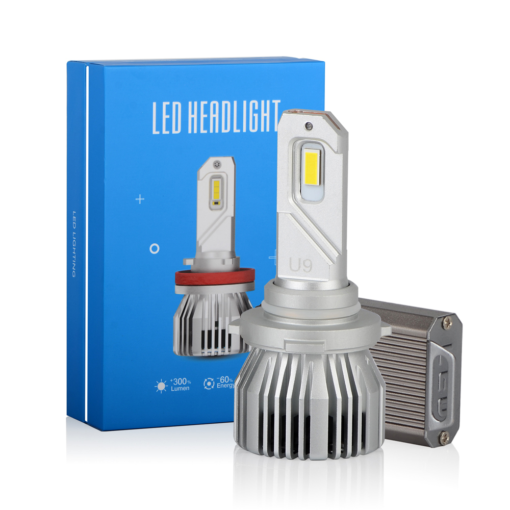 4-Side LED Headlight Bulbs – 9007/H4/9005/9006/H11, 6500K White, Hi/Lo Beam, Super Bright 3 thumbnail image