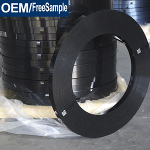 Machine d'emballage automatique de bande d'acier de 32 mm, bande d'acier laminée à froid bleue/noire pour le bois et le scellement des tuyaux - Product Image 1