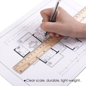 <span class=keywords><strong>Regla</strong></span> Recta <span class=keywords><strong>de</strong></span> <span class=keywords><strong>Madera</strong></span> Natural <span class=keywords><strong>de</strong></span> Doble Cara con Escala <span class=keywords><strong>de</strong></span> 12 Pulgadas / 30 cm, Diseño Seguro y Fácil <span class=keywords><strong>de</strong></span> Usar <span class=keywords><strong>de</strong></span> FOSKA, <span class=keywords><strong>para</strong></span> Uso en el Hogar, Estudiantes y Oficina - Product Image 5
