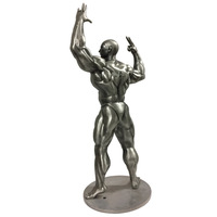 Hercules — vtt 3d rétro en métal argenté, grand bonnet, en alliage personnalisé, cadeau classique, souvenir