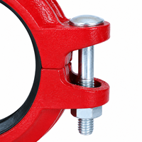Raccords de tuyauterie en fonte ductile pour la protection incendie, raccord flexible standard, système d'incendie à gicleurs, accessoire d'équipement de lutte contre l'incendie