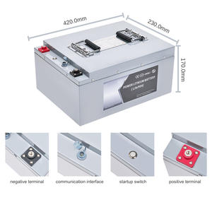 Baterai Lithium Lifepo4 Pabrik OEM 36V 48V 51.2v 60v 72V 100ah 150ah 200ah 300ah Paket Baterai Lifepo4 untuk Gerobak Forklift - Product Image 3