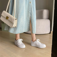 Baskets unisexes en cuir véritable blanc, confortables pour la marche, personnalisables, pour le printemps, l'été, l'automne et l'hiver, chaussures décontractées