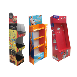 Expositor de Papelão Personalizado Moderno para Lojas de Varejo com Ganchos e Prateleira de Exibição Corrugada - Product Image 2