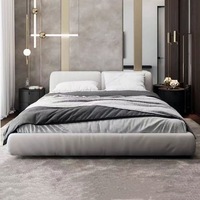 Meubles de maison pour chambre à coucher haut de gamme Lit de luxe rembourré doux moderne de luxe de taille personnalisée King