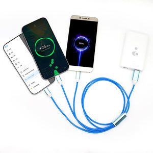 <span class=keywords><strong>Cable</strong></span> Micro USB 3 en 1 con LED Brillante, 30% Más Rápido, Cargador Rápido <span class=keywords><strong>de</strong></span> 3A <span class=keywords><strong>para</strong></span> Impresoras y Dispositivos, Carga Rápida, <span class=keywords><strong>Cable</strong></span> LED - Product Image 4