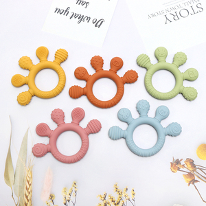 <span class=keywords><strong>Anneau</strong></span> de dentition en silicone souple sans BPA, qualité alimentaire, motif dessin animé, jouet sensoriel apaisant <span class=keywords><strong>pour</strong></span> bébés de 0 à 24 mois, OEM ODM - Product Image 5