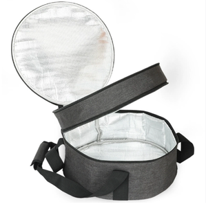 Sacs isothermes ronds à double couche pour le déjeuner, sacs thermiques pour pizza, porte-casseroles réutilisables, sacs isothermes pour les fêtes en plein air - Product Image 2